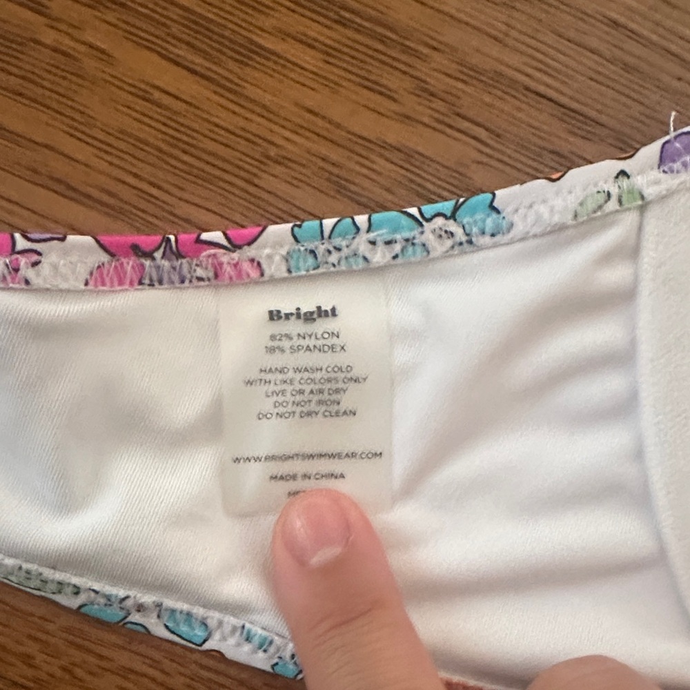 Bright Swimwear Floral Bikini - Picture 2 of 4